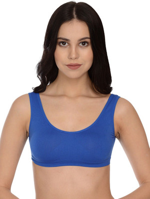 Anantafashion Women T-Shirt Lightly Padded Bra(Blue)