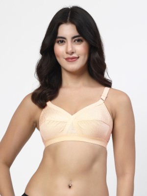 LILY ihskaneem Women Minimizer Non Padded Bra(Orange)