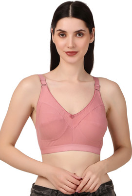 Havenhues Women Full Coverage Non Padded Bra(Pink)
