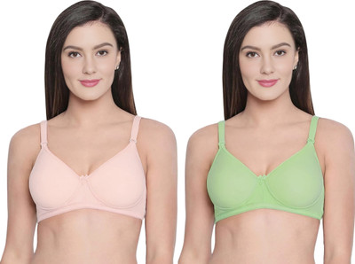 Makazio Women Full Coverage Non Padded Bra(Multicolor)