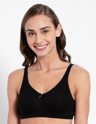 JOCKEY Women T-Shirt Non Padded Bra(Black)