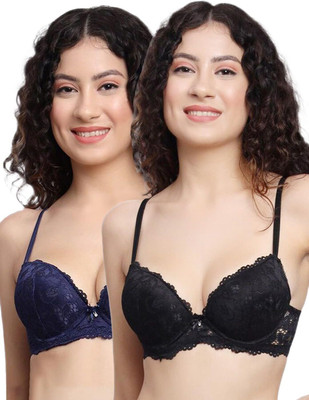 RAHA S.G Lingerie bra for women & girls Women T-Shirt Non Padded Bra(Multicolor)
