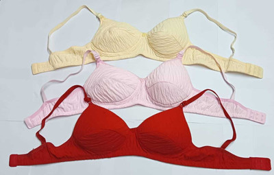 Mansha Women Full Coverage Lightly Padded Bra(Multicolor)