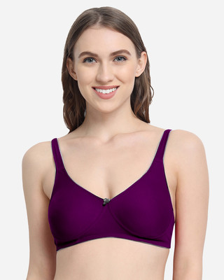 V Star IRIS Women Full Coverage Non Padded Bra(Purple)