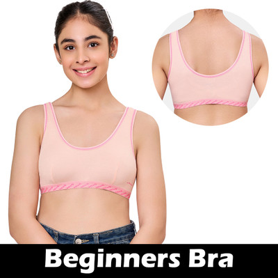 Maroon Women Sports Non Padded Bra(Pink)