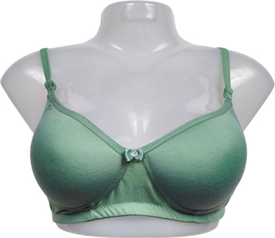 SHOWSTOPPER HUB WOMEN MOLD GREEN PUSH-UP LIGHT PADDED BRA Women Push-up Lightly Padded Bra(Green)