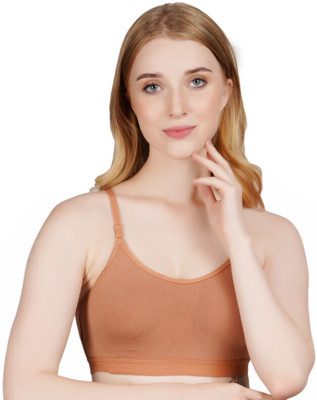 Smart Care Full Coverage Non Padded Sports Bra For Women Women Sports Non Padded Bra(Yellow)