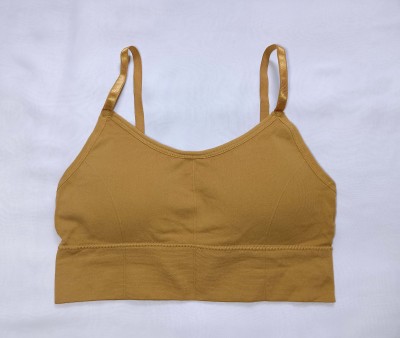 JORGOVIE Women Everyday Lightly Padded Bra(Yellow)