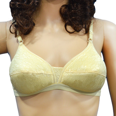 PEARLFLY Women Push-up Lightly Padded Bra(Beige)