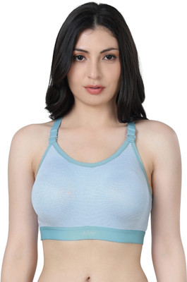 Ladyland Tanaya Women Sports bra Women Sports Non Padded Bra(Green)