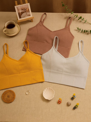 Fixfolk Women Everyday Lightly Padded Bra(Multicolor)