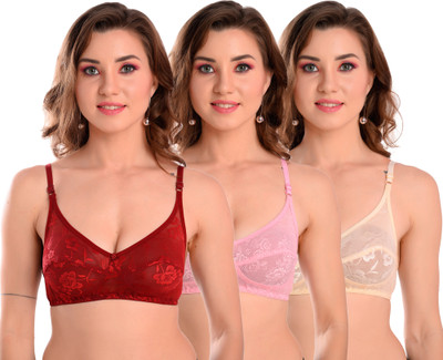 Anamta Women Everyday Non Padded Bra(Multicolor)