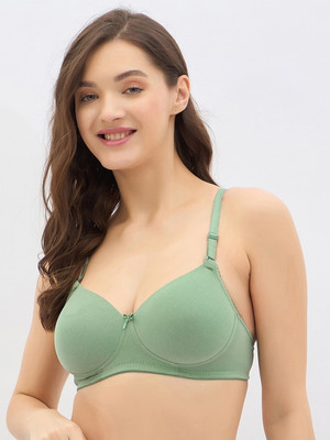 Nakshu Women Push-up Lightly Padded Bra(Light Green)