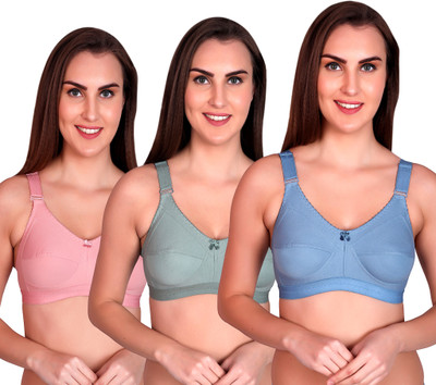 CURVZEX ZAMBIA Women Push-up Non Padded Bra(Multicolor)