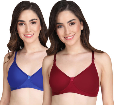 Liigne Women Full Coverage Lightly Padded Bra(Multicolor)