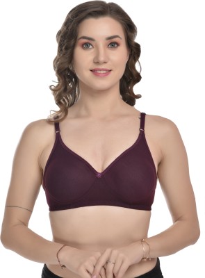 HUMA Seamless Mold Bra Women Everyday Non Padded Bra(Purple)