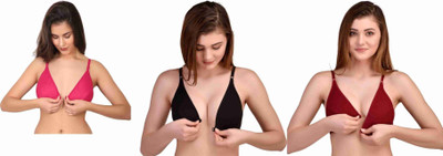 Komal Traders Women Push-up Non Padded Bra(Multicolor)