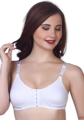 M J ENTERPRISE Women Full Coverage Non Padded Bra(White)