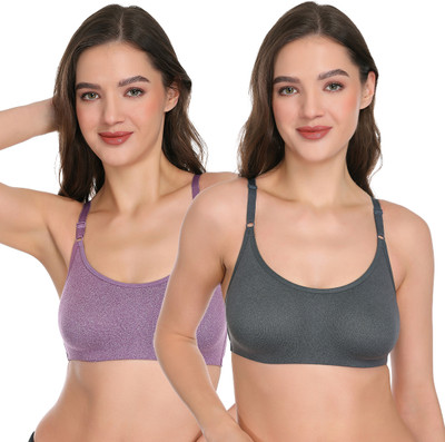 SKDREAMS Women Sports Non Padded Bra(Multicolor)