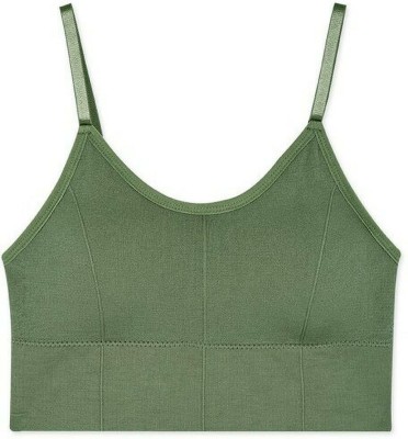 RADHE ENTERPRISE Women Bralette Lightly Padded Bra Women T-Shirt Lightly Padded Bra(Green)