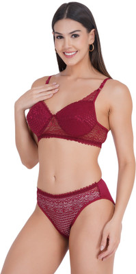 ARS Fashion Ruhul ARS Fashion Women Bralette Lightly Padded Bra(Maroon)