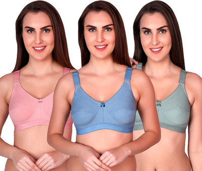 CURVZEX disha Women Push-up Non Padded Bra(Multicolor)