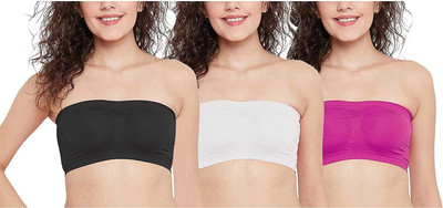 BACIONE TUBE MODEL BRA Women Bandeau/Tube Non Padded Bra(Multicolor)