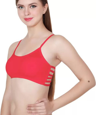 LUVLINE 071LUVLINE Women Everyday Lightly Padded Bra(Red)