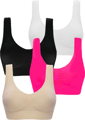 Havenhues Women Sports Non Padded Bra(Multicolor)