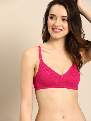 Dressberry Women Everyday Non Padded Bra(Pink)