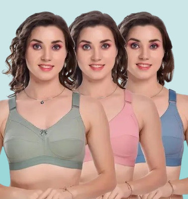 girliya lane Women Everyday Non Padded Bra(Multicolor)