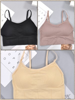 under 1000 Women T-Shirt Lightly Padded Bra(Black, Brown, Beige)