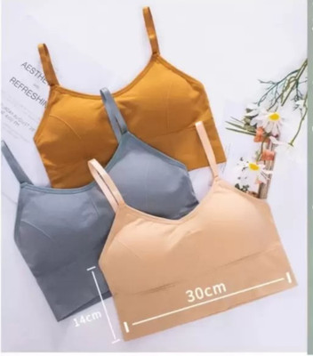 texello Women T-Shirt Lightly Padded Bra(Multicolor)