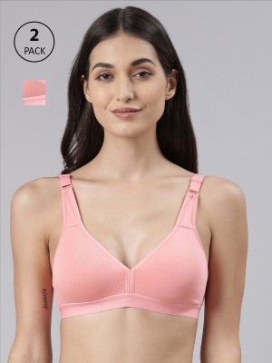 Dollar Missy Wire-Free Basic Support Everyday Women Everyday Non Padded Bra(Pink)