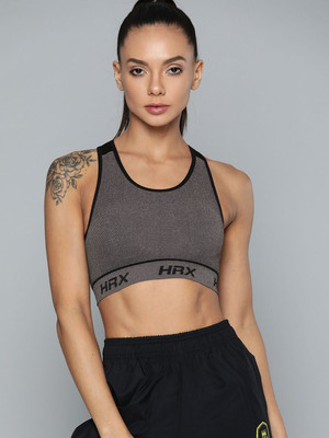 HRX by Hrithik Roshan Women Full Coverage Lightly Padded Bra(Grey)