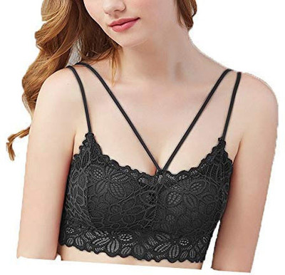 MGT CREATION Girls Bandeau/Tube Non Padded Bra(Black)