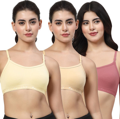 LILY 3321 Women Sports Non Padded Bra(Multicolor)