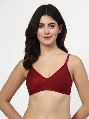 LILY ayir Women T-Shirt Non Padded Bra(Maroon)