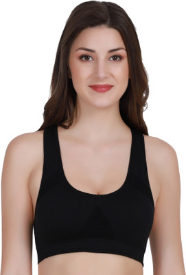 AMOUR SECRET Women Sports Lightly Padded Bra(Black)