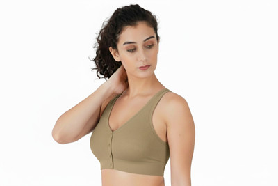 DivaTech SPB-0009 Women Sports Non Padded Bra(Grey)
