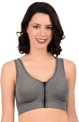 Bare Dezire Women Bralette Non Padded Bra(Grey)