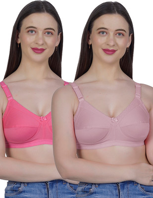 Shyam Sons FLAIR G603 Women Minimizer Non Padded Bra(Pink, Purple)