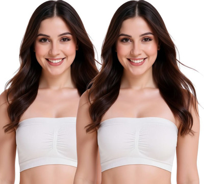 JKOZY Women Sports Lightly Padded Bra(White)
