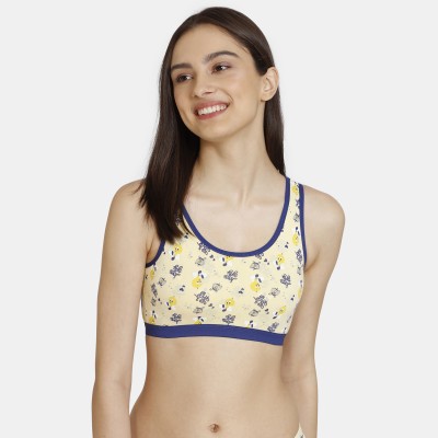 ZIVAME Girls Bralette Non Padded Bra(Multicolor)