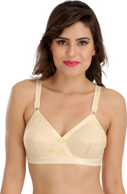 SONA Women's Perfecto Cotton Full Coverage Non-Padded Wirefree Everyday Bra Women Full Coverage Non Padded Bra(Beige)
