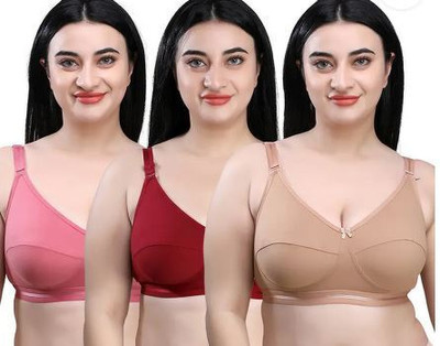 Little escape LITTLE ESCAPE PUSH-UP PADED BRA Women Everyday Heavily Padded Bra(Multicolor)