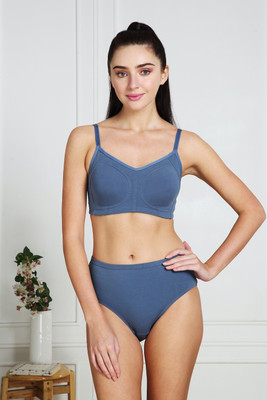 VAN HEUSEN Antibacterial And Wireless Women Full Coverage Non Padded Bra(Blue)