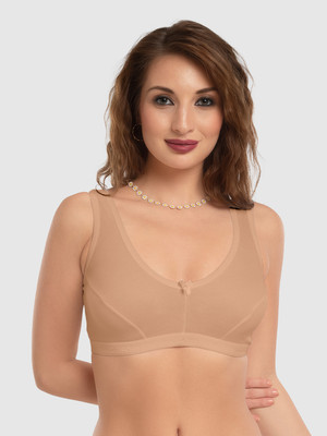 DAISY DEE NLRA Women Sports Non Padded Bra(Beige)