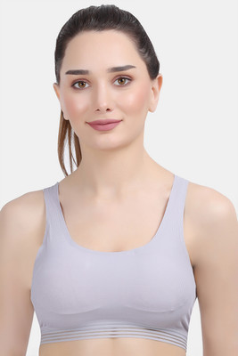 AMOUR SECRET Women Sports Lightly Padded Bra(Grey)