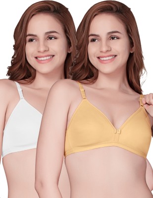 DAISY DEE ADORE Women T-Shirt Non Padded Bra(White, Beige)